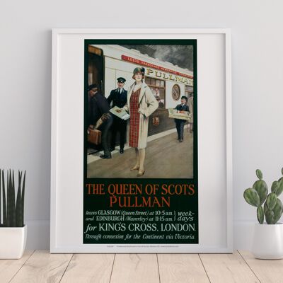 The Queen Of Scots Pullman -To Kings Cross Station Art Print