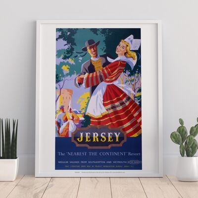 Jersey, Nearest The Continent Resort - Premium Art Print