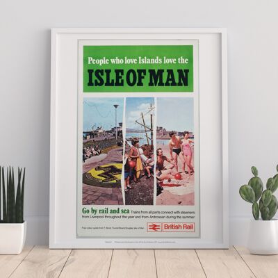 Isle Of Man - British Rail - 11X14” Premium Art Print