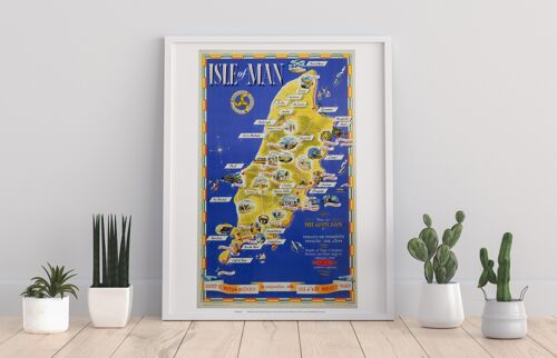 Isle Of Man, Guide Book - 11X14” Premium Art Print