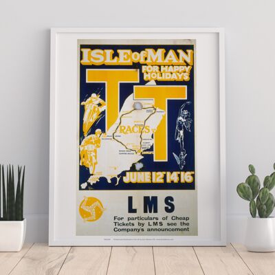 Isle Of Man For Happy Holidays - 11X14” Premium Art Print