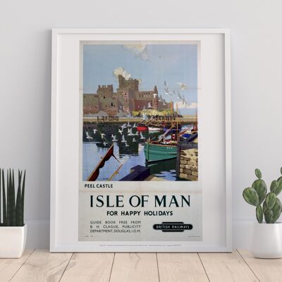 Peel Castle, Isle Of Man - 11X14” Premium Art Print