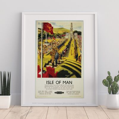 Isle Of Mans Tynwald Hill - 11X14” Premium Art Print