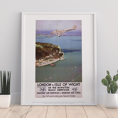 Railway Air Services - London To Isle Of Wight Art Print