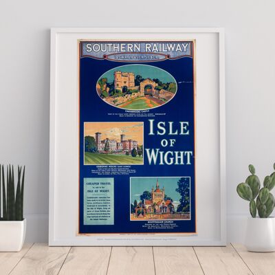 Sights Of Isle Of Wight - 11X14” Premium Art Print