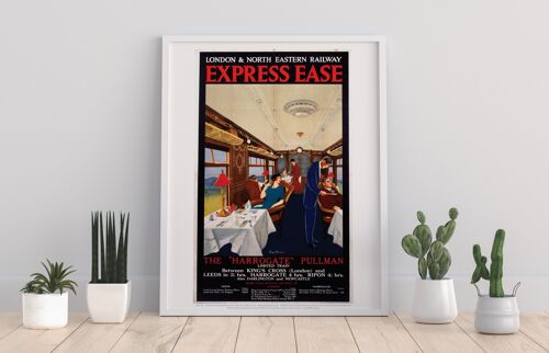 The Harrogate Pullman - Express Ease Railway Art Print