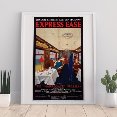 The Harrogate Pullman - Express Ease Railway Art Print