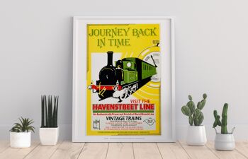 Voyage dans le temps - Ligne Havenstreet - Impression artistique Premium