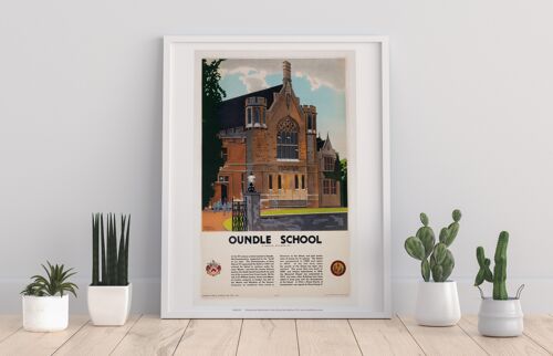 Oundle School - 11X14” Premium Art Print