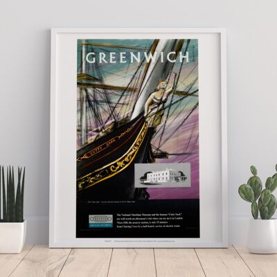 Greenwich - Cutty Sark Masthead - 11X14” Premium Art Print