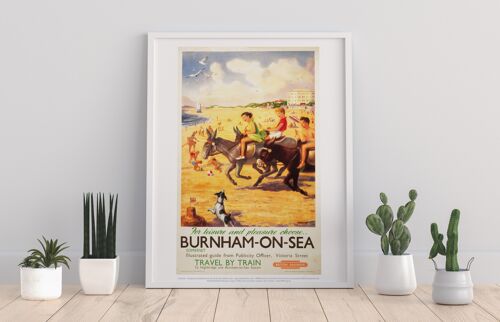 Burnham-On-Sea - For Leisure And Pleasure - Art Print