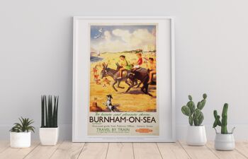Burnham-On-Sea - Pour les loisirs et le plaisir - Impression artistique