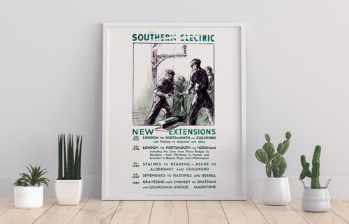 New Extension Dates - Southern Electric - Premium Art Print