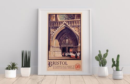 Bristol - A Cathedral City - 11X14” Premium Art Print