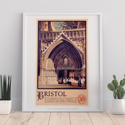 Bristol - A Cathedral City - 11X14” Premium Art Print