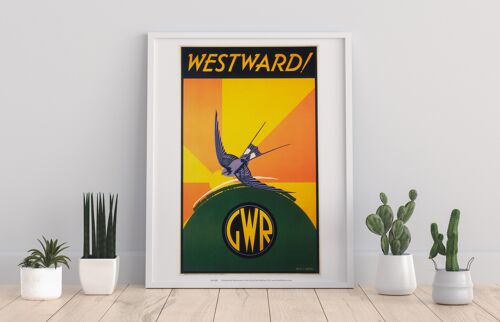Westward! - Gwr - 11X14” Premium Art Print