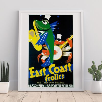 East Coast Frolics No 6 - 11X14” Premium Art Print