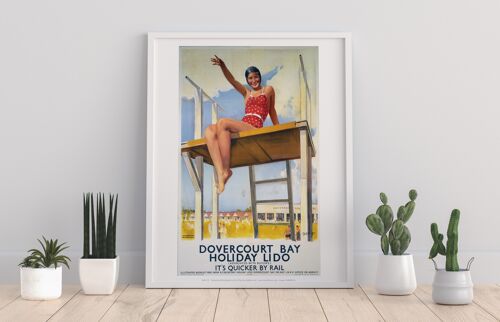 Dovercourt Bay Holiday Lido - 11X14” Premium Art Print