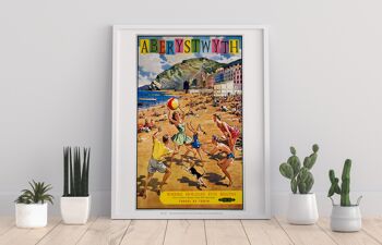 Là où le plaisir des vacances commence - Aberystwyth - Impression artistique Premium