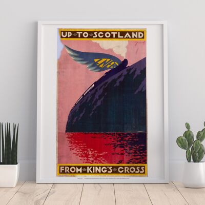 From Kings Cross Up To Scotland - Lner - Premium Art Print