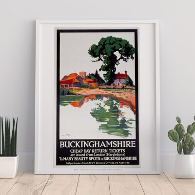 Buckinghamshire By Lner - 11X14” Premium Art Print
