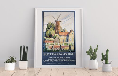Buckinghamshire - Windmill - 11X14” Premium Art Print