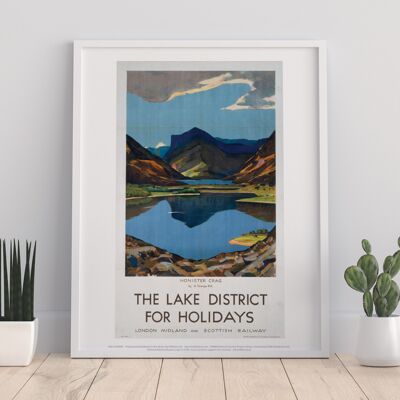 The Lake District For Holidays - Honister Crag - Art Print