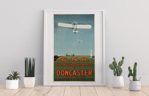 Englands First Aviation Races At Doncaster - Gnr Art Print