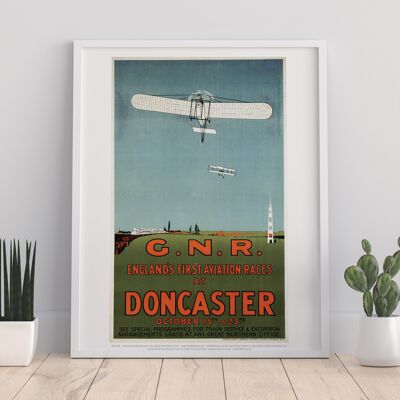 Englands First Aviation Races At Doncaster - Gnr Art Print