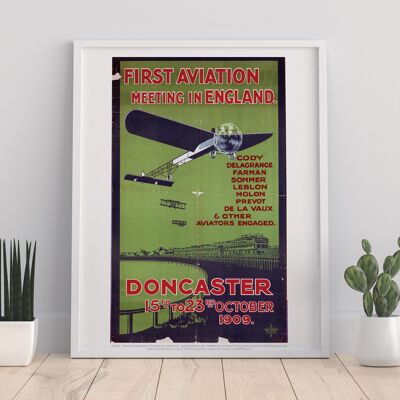First Aviation Meeting In England - Doncaster - Art Print