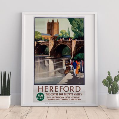 Hereford The Center For The Wye Valley - Lms - Art Print
