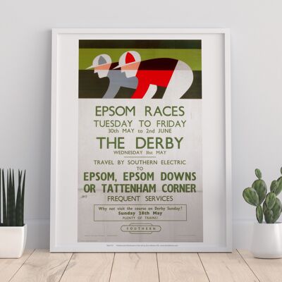 Epsom Races - The Derby - 11X14” Premium Art Print