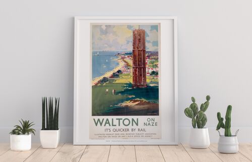 Walton-On-Naze, Quicker By Rail - 11X14” Premium Art Print