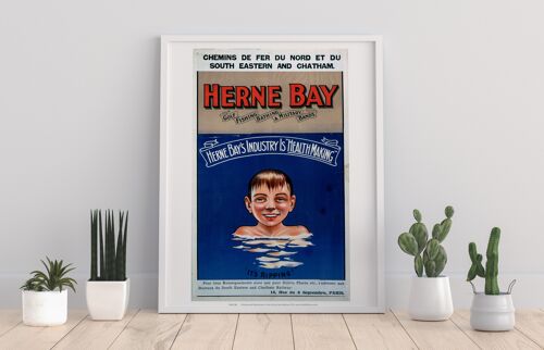 Herne Bay -Golf Fishing Bathing And Military Bands Art Print