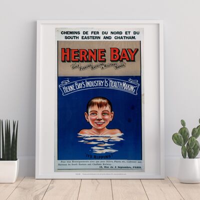 Herne Bay -Golf Fishing Bathing And Military Bands Art Print