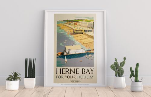 Herne Bay For Your Holiday - 11X14” Premium Art Print