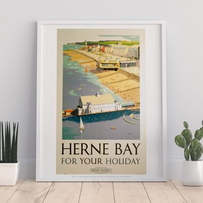 Herne Bay For Your Holiday - 11X14” Premium Art Print