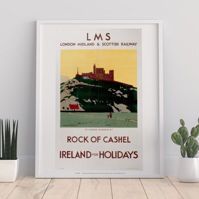 Ireland For Holidays - Rock Of Cashel - Premium Art Print