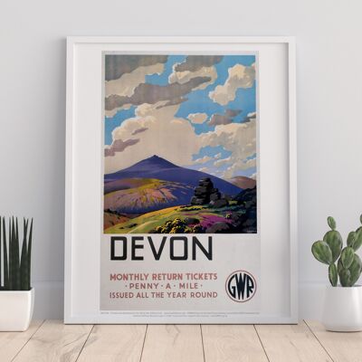 Devon - Penny-A-Mile - 11X14” Premium Art Print