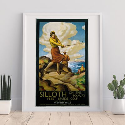 Silloth On The Solway - Finest Seaside Golf - Art Print