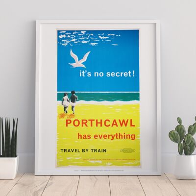 Porthcawl Has Everything - Travel By Train - Art Print