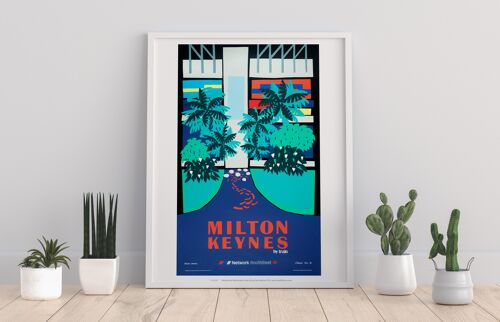 Milton Keynes By Train - 11X14” Premium Art Print