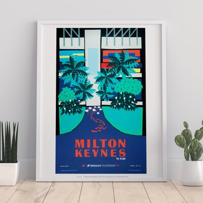 Milton Keynes By Train - 11X14” Premium Art Print