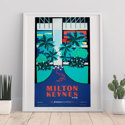 Milton Keynes By Train - 11X14” Premium Art Print