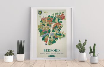 Bedford - Voyagez là-bas dans le confort ferroviaire - Impression artistique Premium