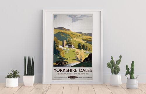 Yorkshire Dales - British Railways - Premium Art Print