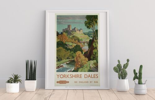 Yorkshire Dales - See England By Rail - Premium Art Print