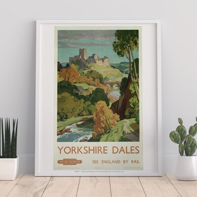 Yorkshire Dales - See England By Rail - Premium Art Print