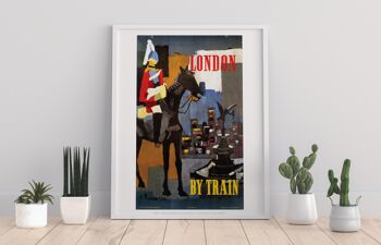 Londres en train - Résumé de la Royal Horseback Guard Impression artistique