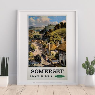 Somerset - British Railways - 11X14” Premium Art Print